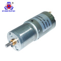 Motor da engrenagem da CC de 6v 12v 180rpm 25mm